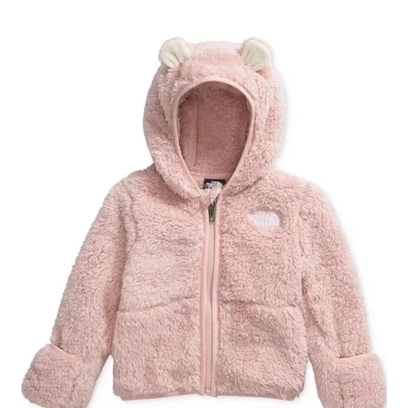 The North Face Toddler Girls Pink Baby Bear Full-Zip Hoodie (12-18 m) - Picture 4 of 4